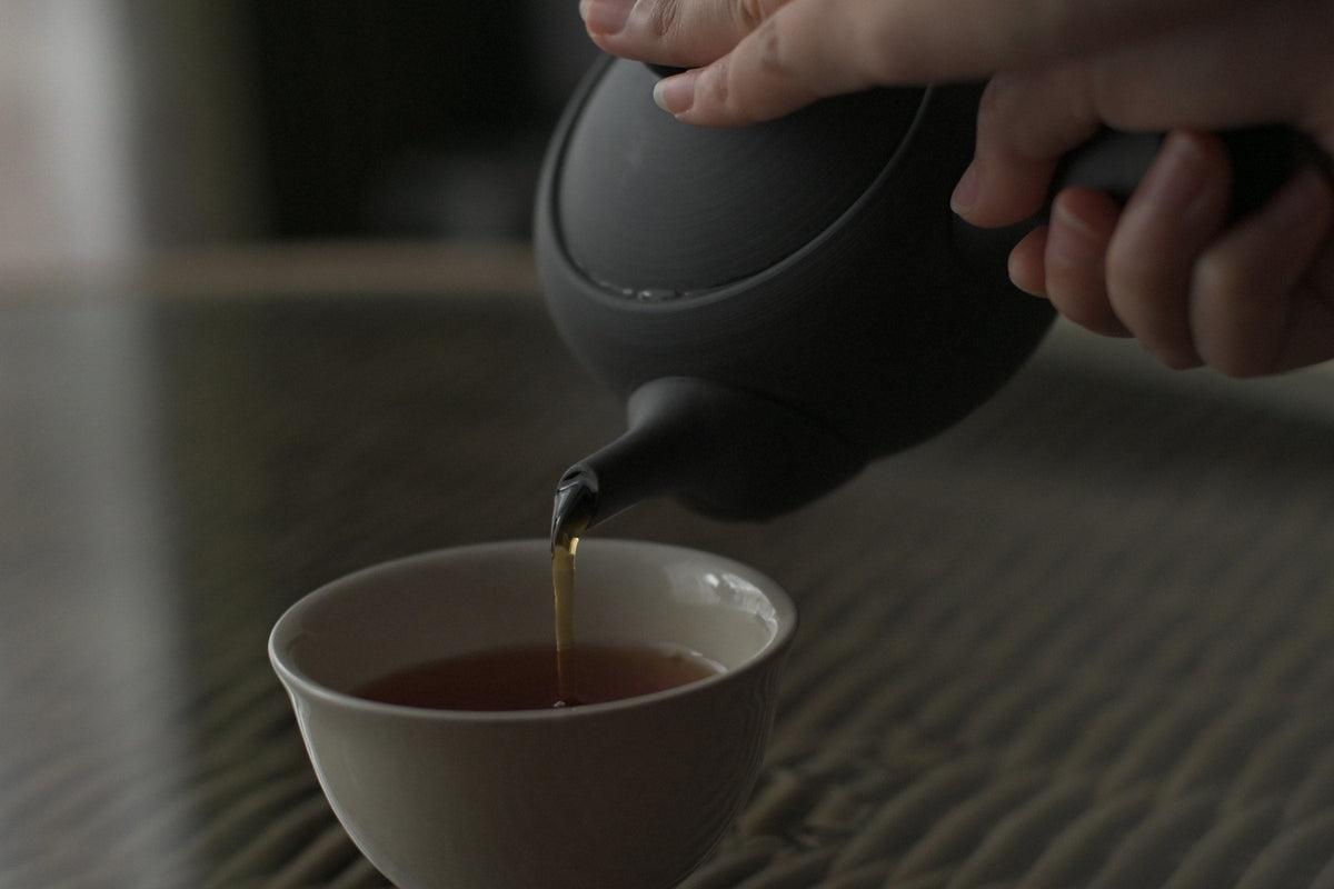 急須 白練 焼締め