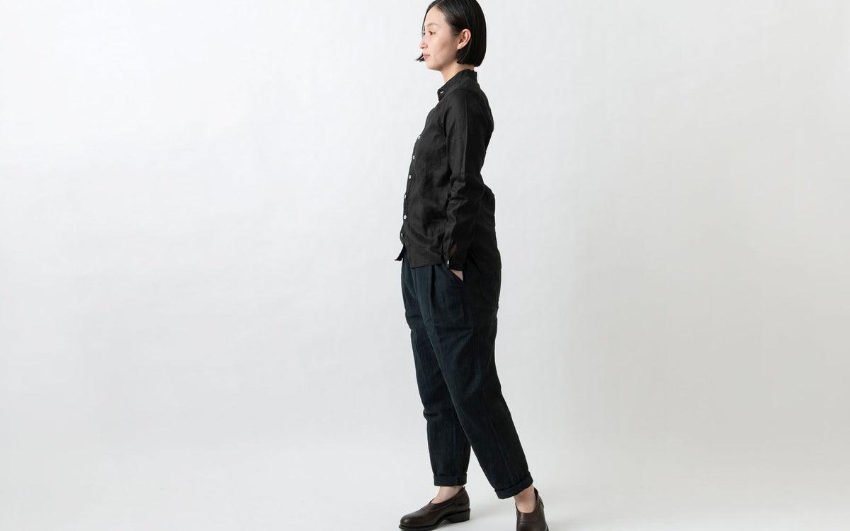 MITTAN / 大麻シャツ 胡桃 SH-132C / unisex