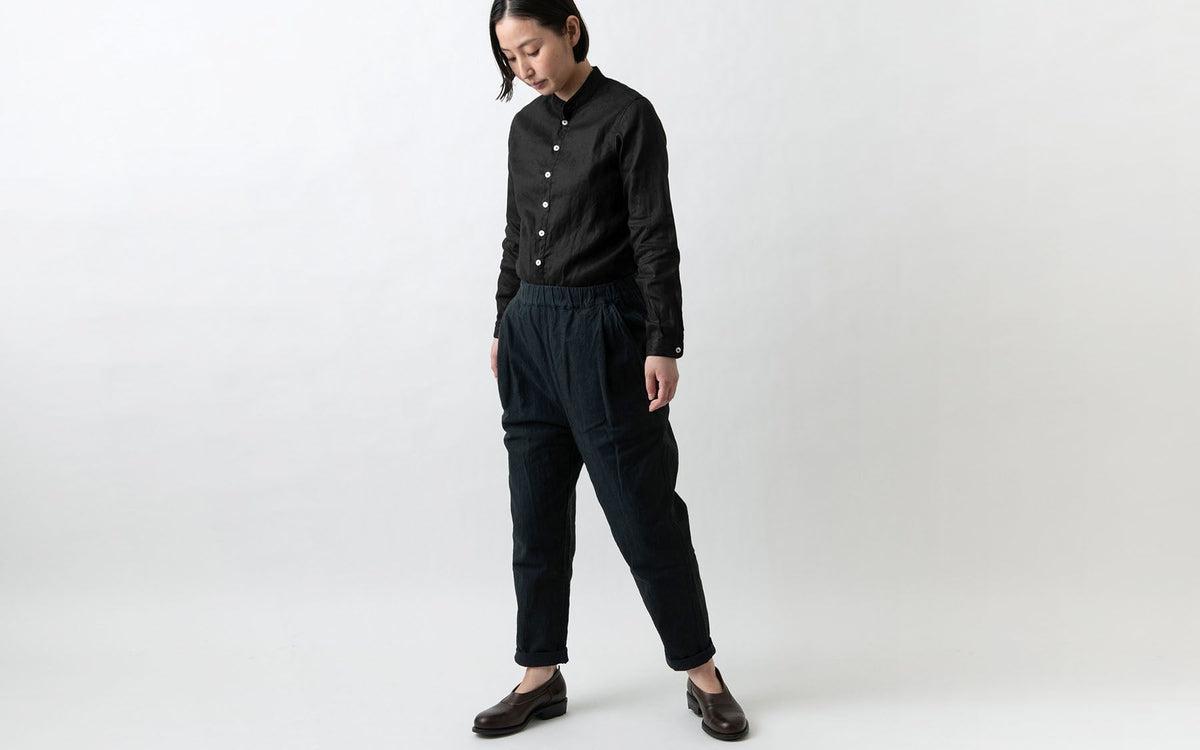 MITTAN / 大麻シャツ ベンガラ黄 SH-132B / unisex