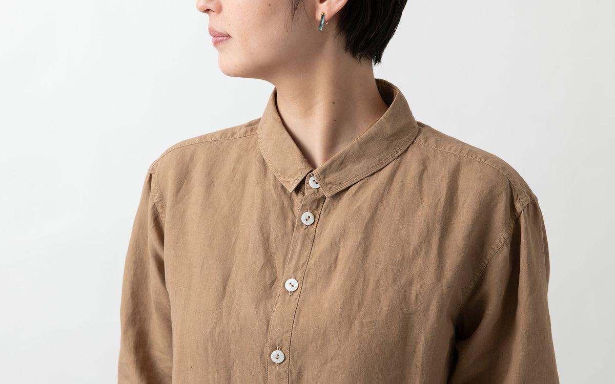 MITTAN / 大麻シャツ2 高密度 黒 SH-109 / unisex