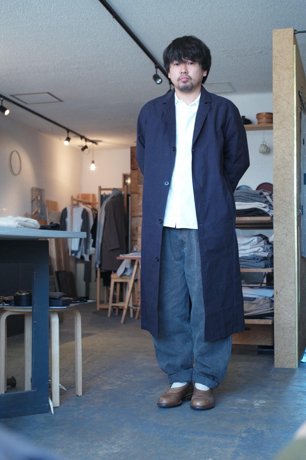 MITTAN / 亜麻苧麻ロングパンツ 炭 PT-91 / unisex