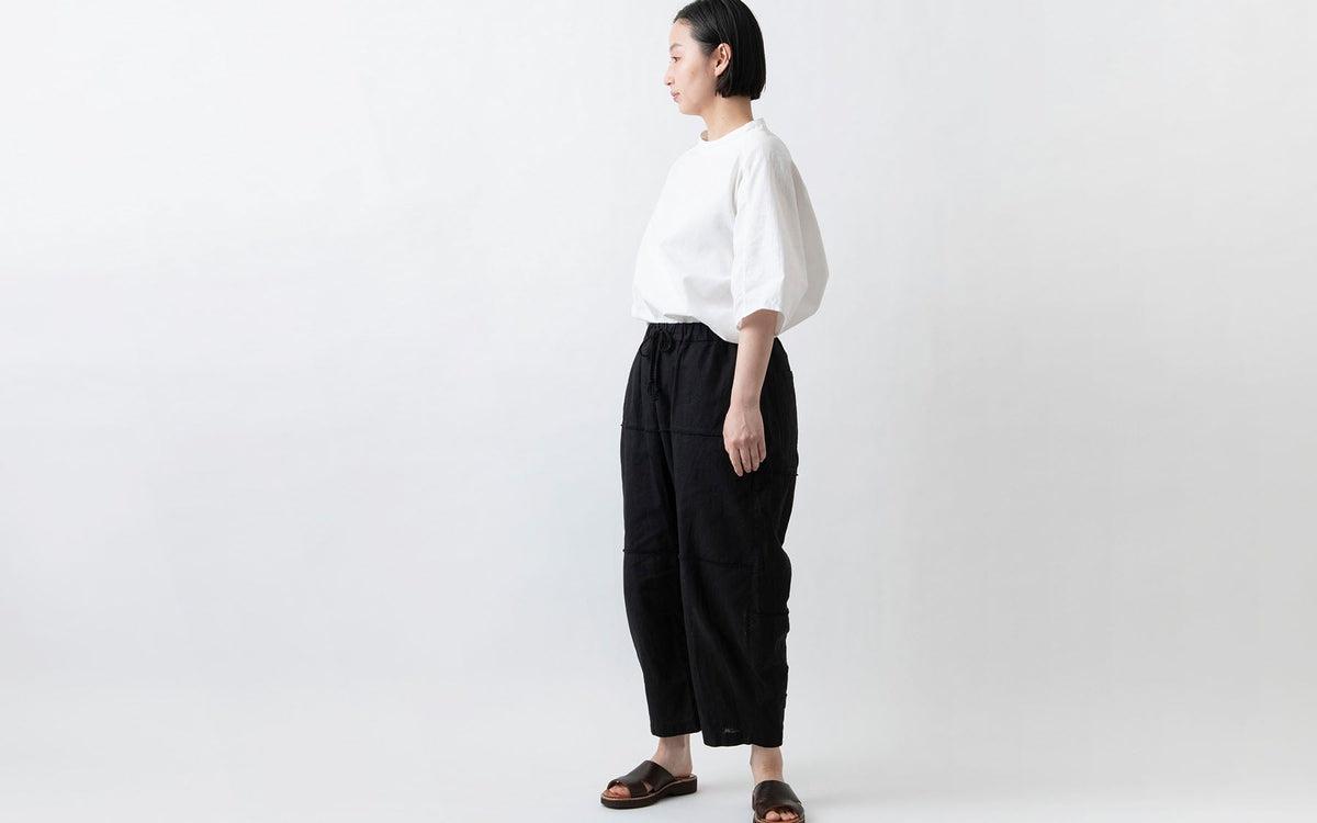 MITTAN / 竹パンツ 墨黒 PT-147 / unisex