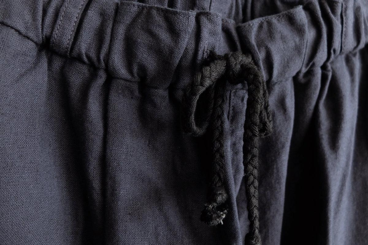 MITTAN / 竹パンツ 墨黒 PT-147 / unisex