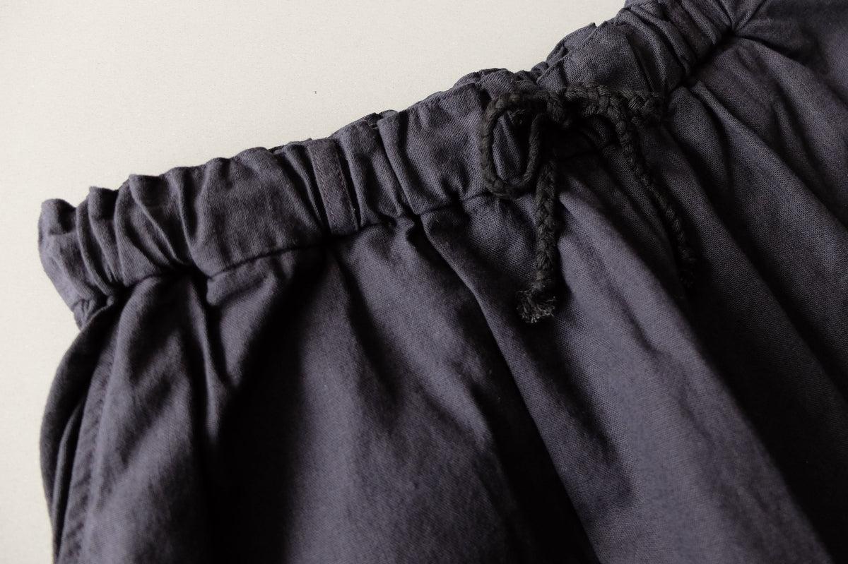 MITTAN / 竹パンツ 墨黒 PT-147 / unisex