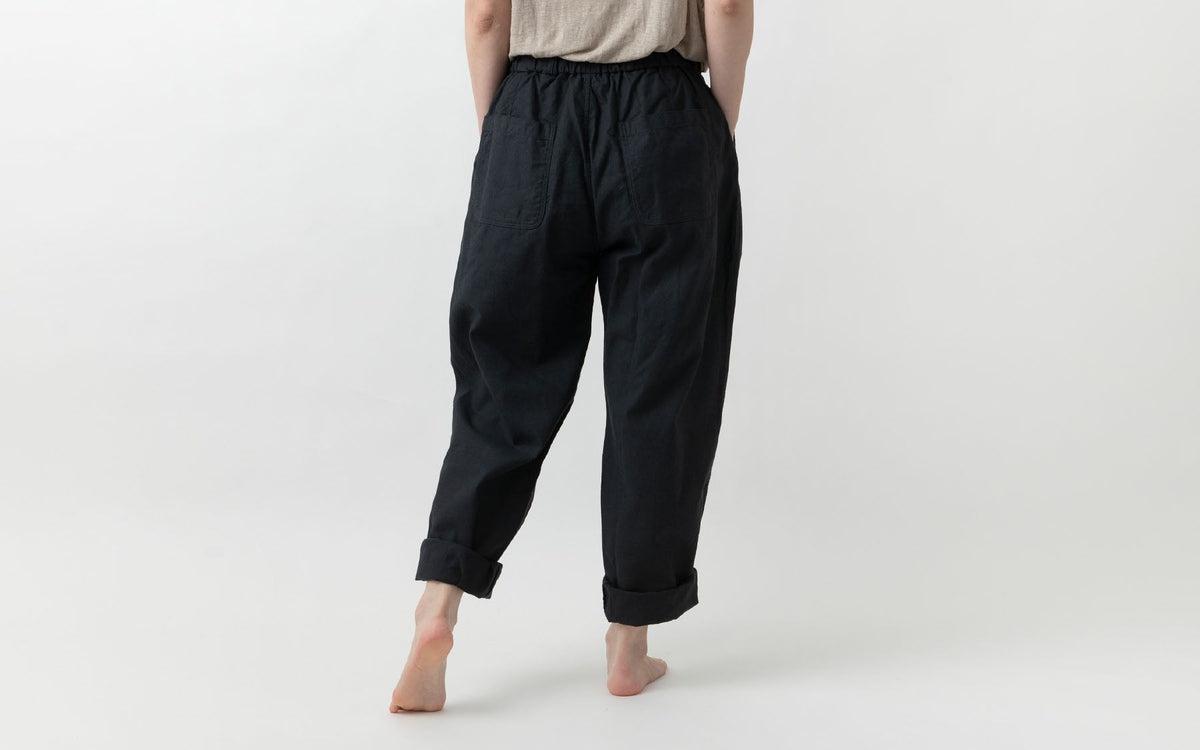 MITTAN / 竹ロングパンツ 炭 PT-78 / unisex