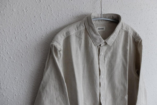 MITTAN / カディシャツ ベンガラ白 SH-81B / unisex