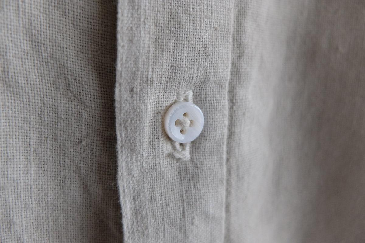 MITTAN / カディシャツ ベンガラ白 SH-81B / unisex