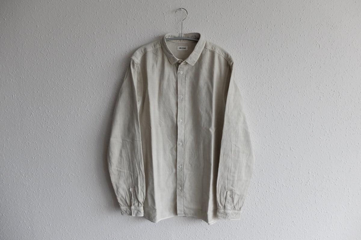 MITTAN / カディシャツ ベンガラ白 SH-81B / unisex