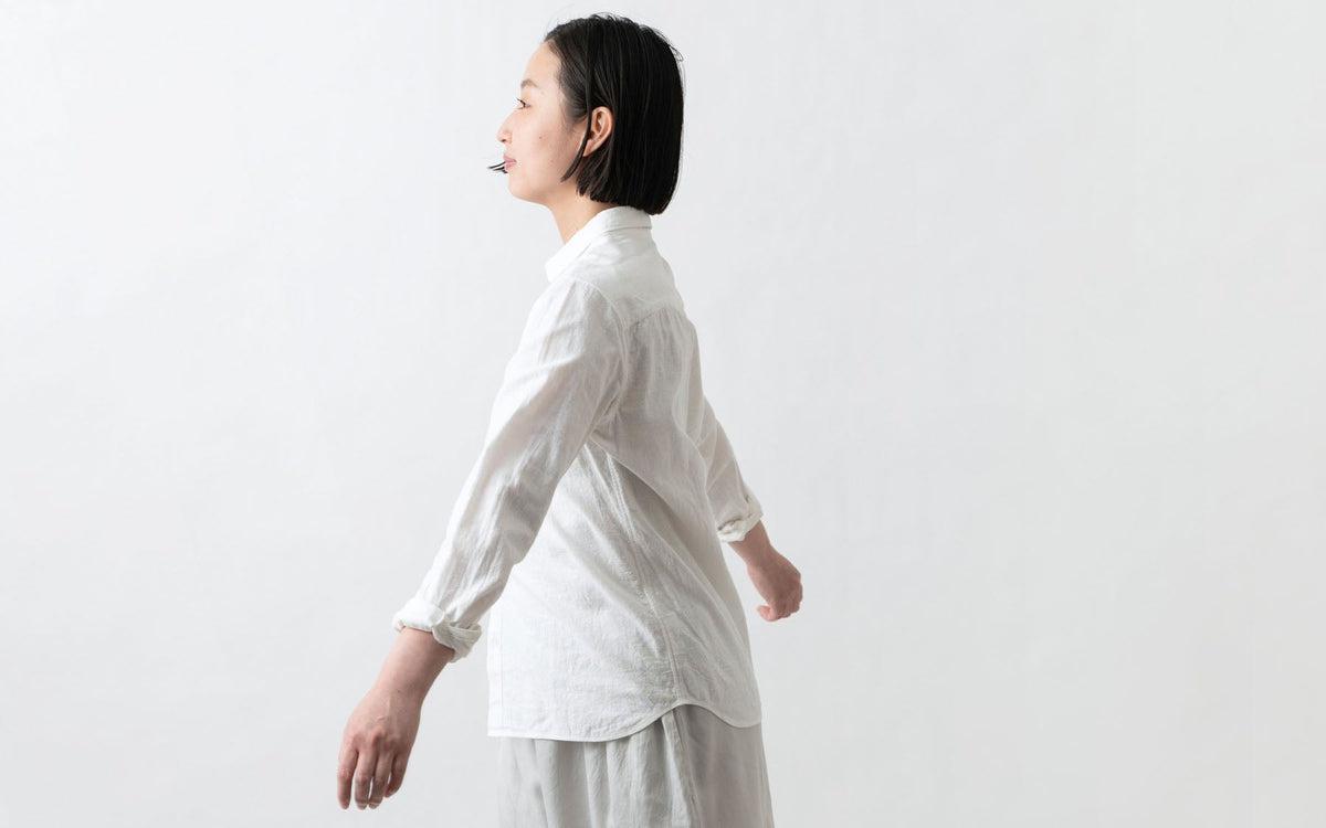 MITTAN / カディシャツ ベンガラ灰茶×松煙 SH-81B / unisex