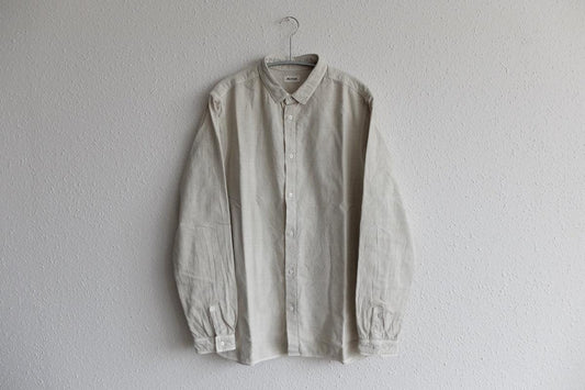 MITTAN / カディシャツ ベンガラ白 SH-81B / unisex