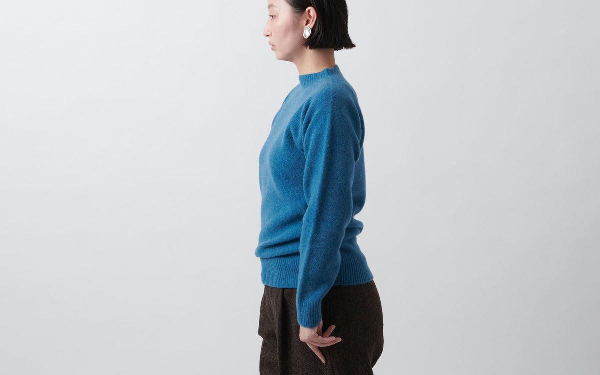 MITTAN / ウルグアイウールセーター 薄灰 KN-20 / unisex