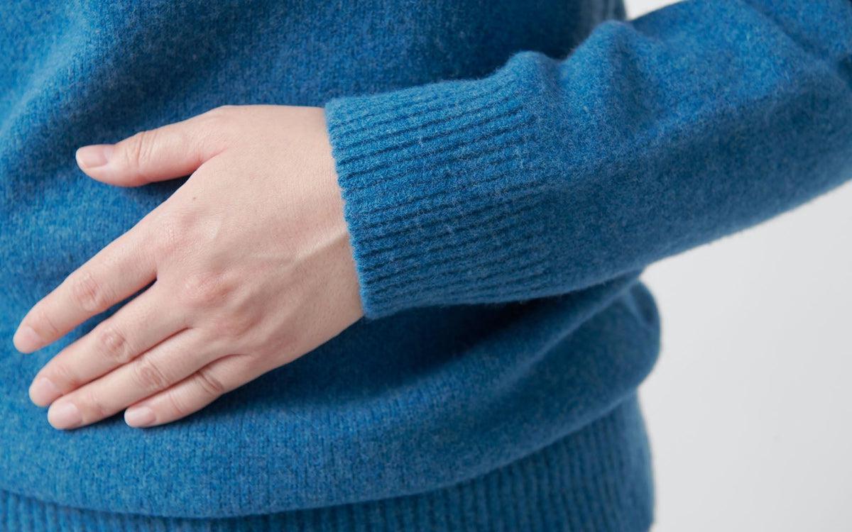 MITTAN / ウルグアイウールセーター 黒杢 KN-20 / unisex