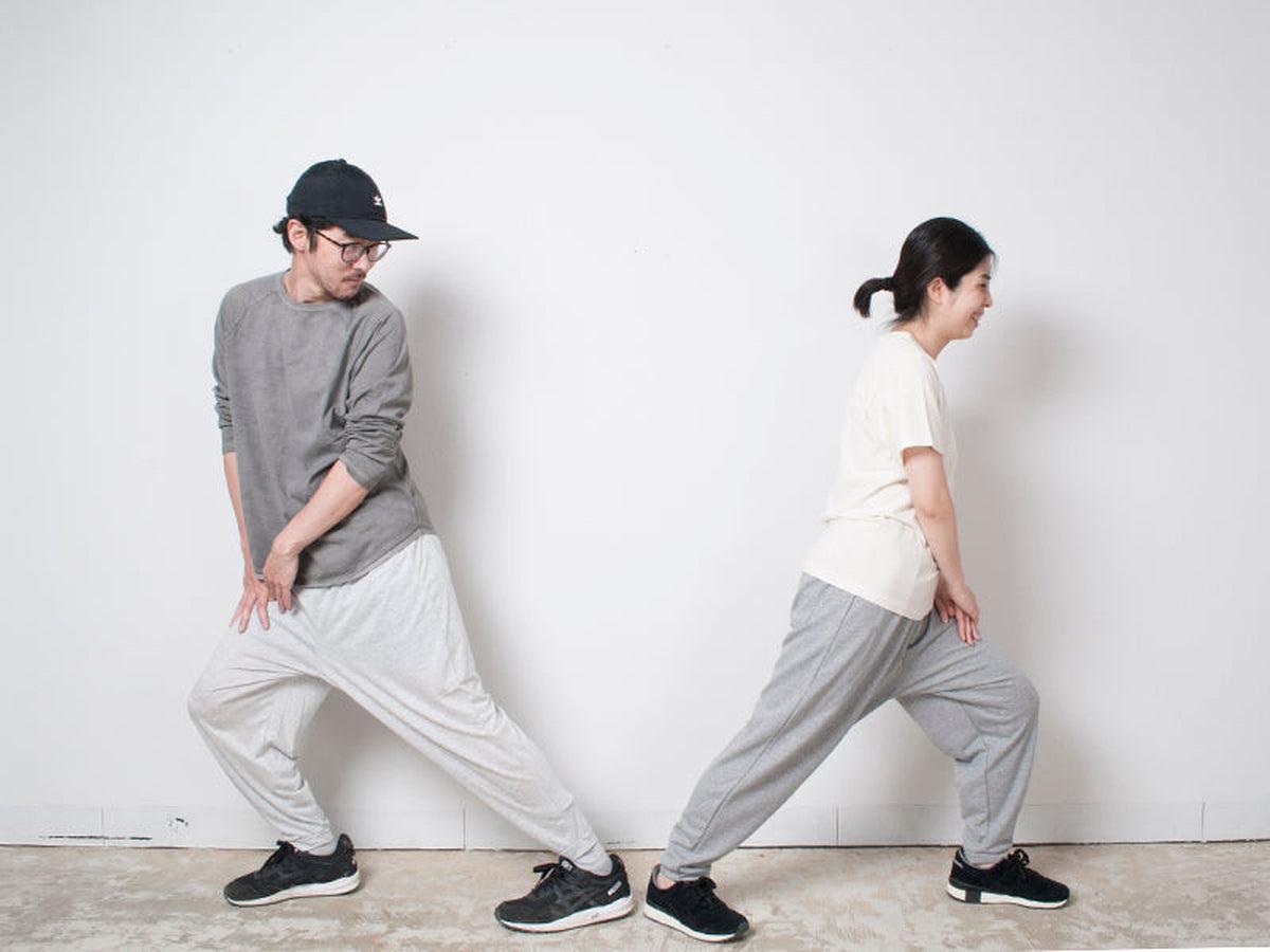 yohaku ドバイパンツ｜つやさら天竺 ブラウン｜unisex freesize