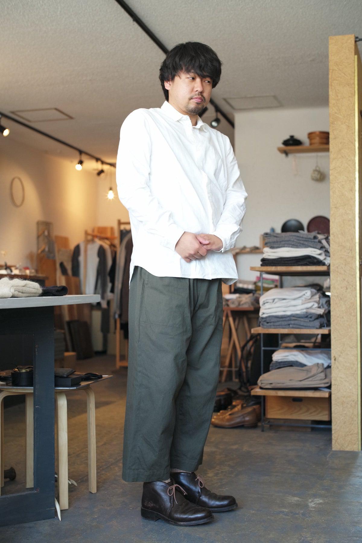 木間服装製作 pants cotton khaki｜unisex freesize