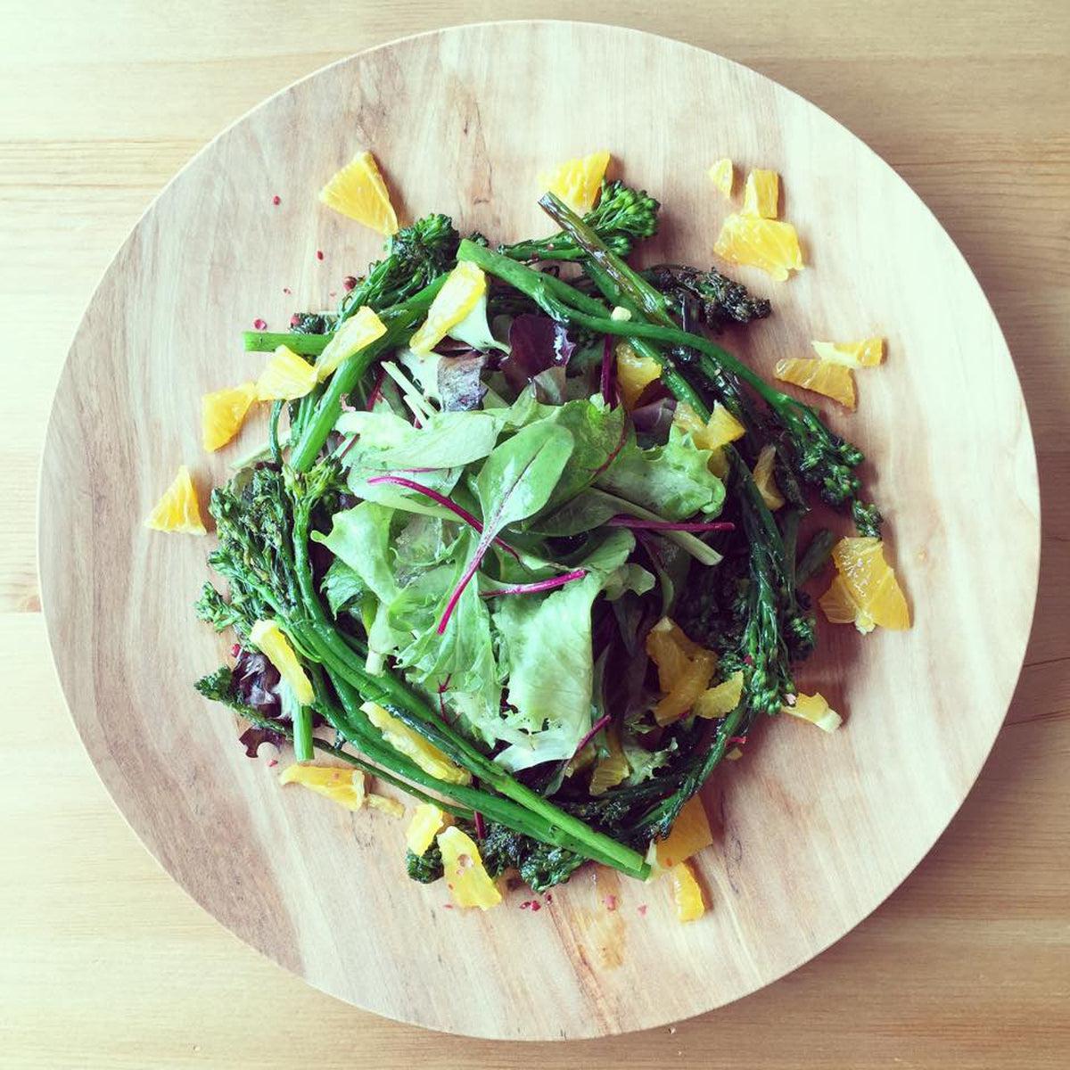 【木目選択可】ろくろ挽きの木皿 栃の木 24cm