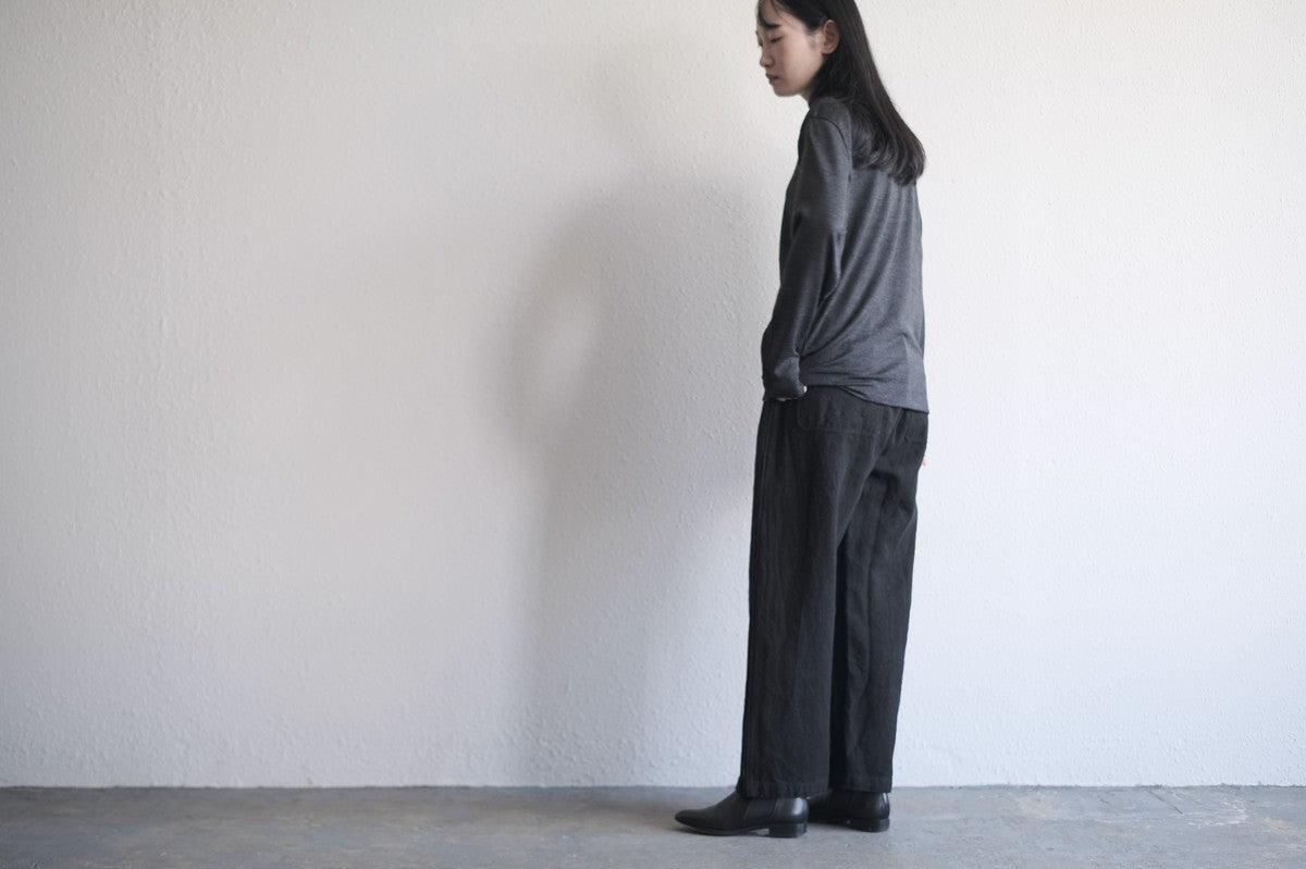 HANDROOM ウォッシャブルウールハイネック off white｜unisex｜3size