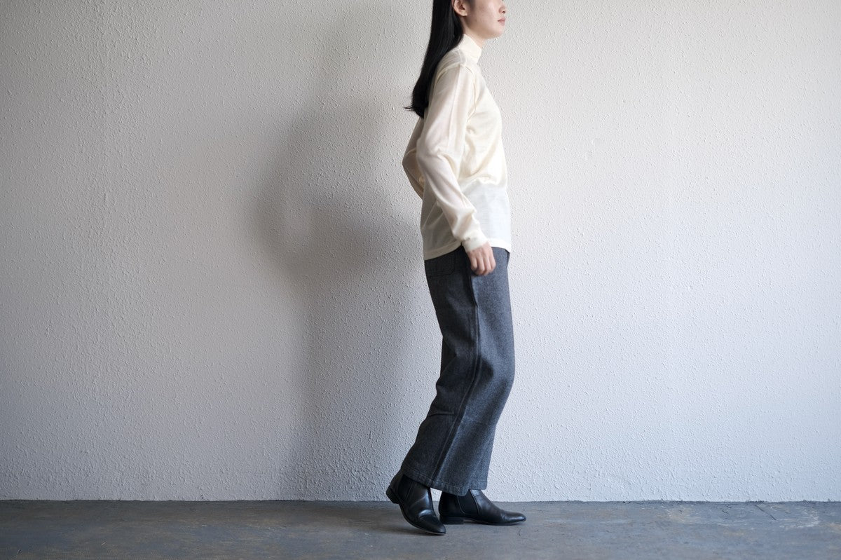 HANDROOM ウォッシャブルウールハイネック grey｜unisex｜3size