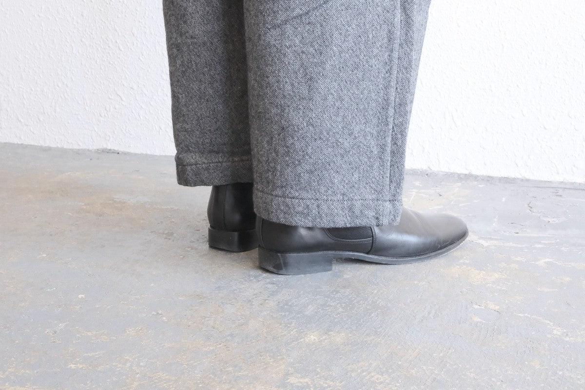 MITTAN / ウールデニムワイド 灰 PT-100 / unisex