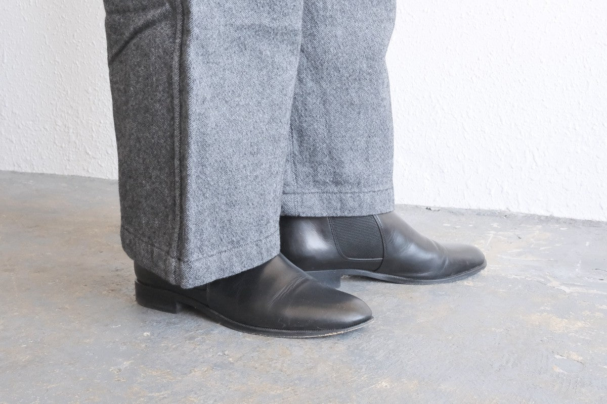 MITTAN / ウールデニムワイド 灰 PT-100 / unisex