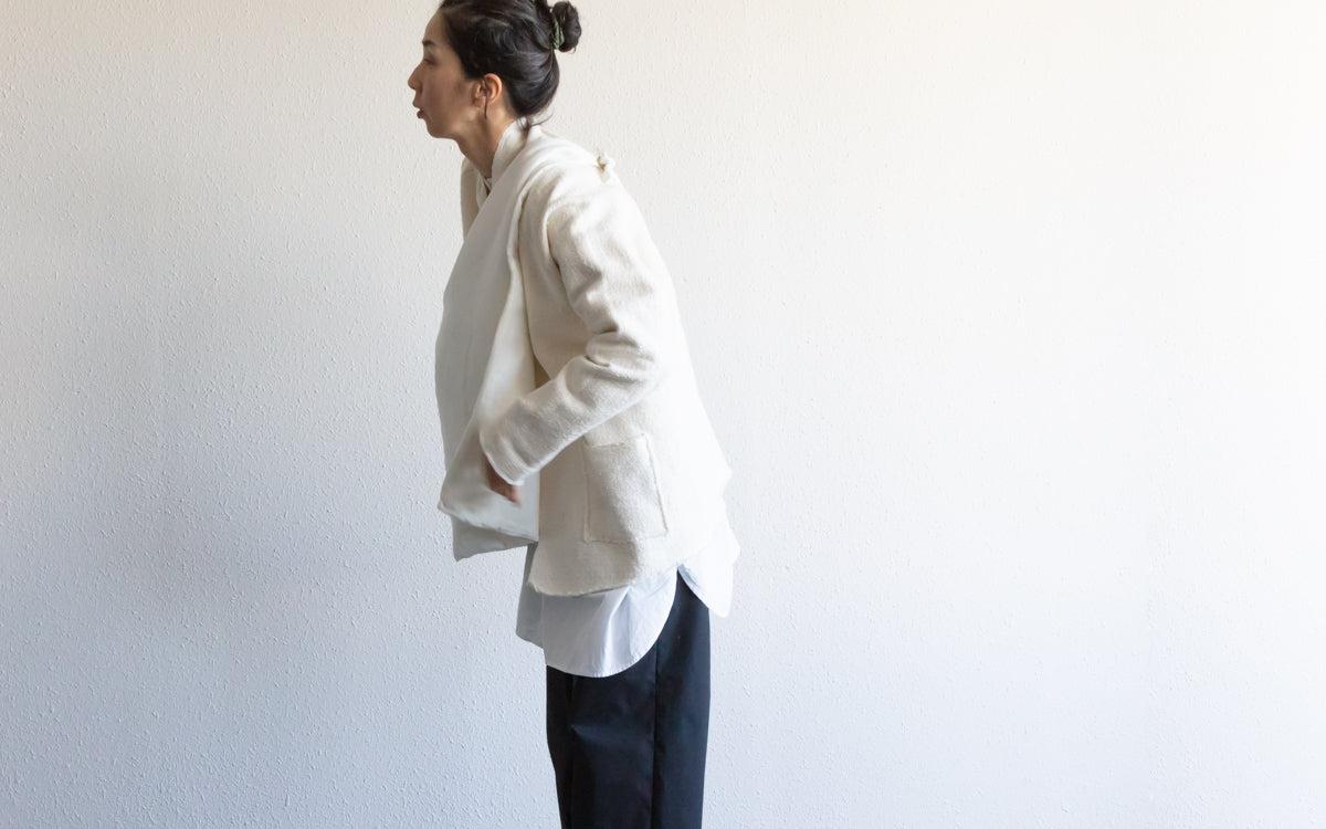 三角まとう｜silk screen textile 三丸