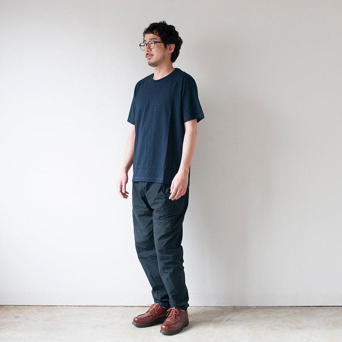 yohaku SUVIN GOLD 半袖Tシャツ｜ネイビー｜unisex 3size