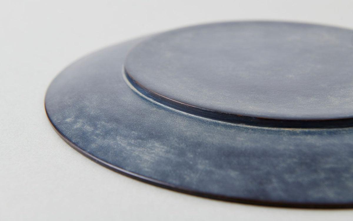 一閑張木皿 栓 23.5cm