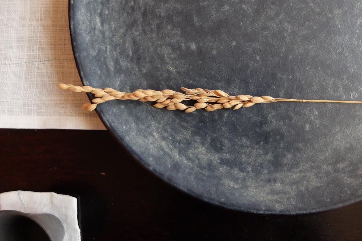 一閑張木皿 栓 23.5cm