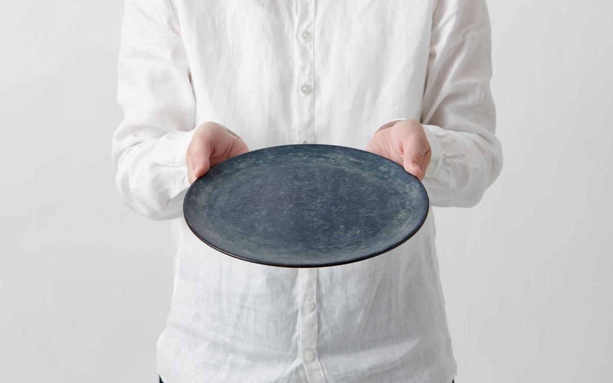 一閑張木皿 栓 23.5cm