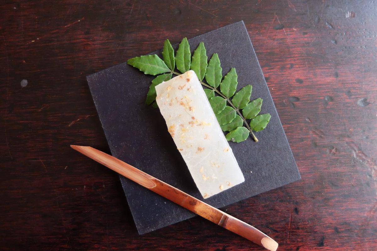 一閑張 杉 角小皿 ＜白・黒＞