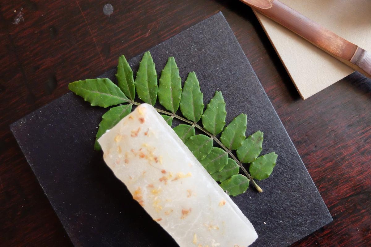 一閑張 杉 角小皿 ＜白・黒＞