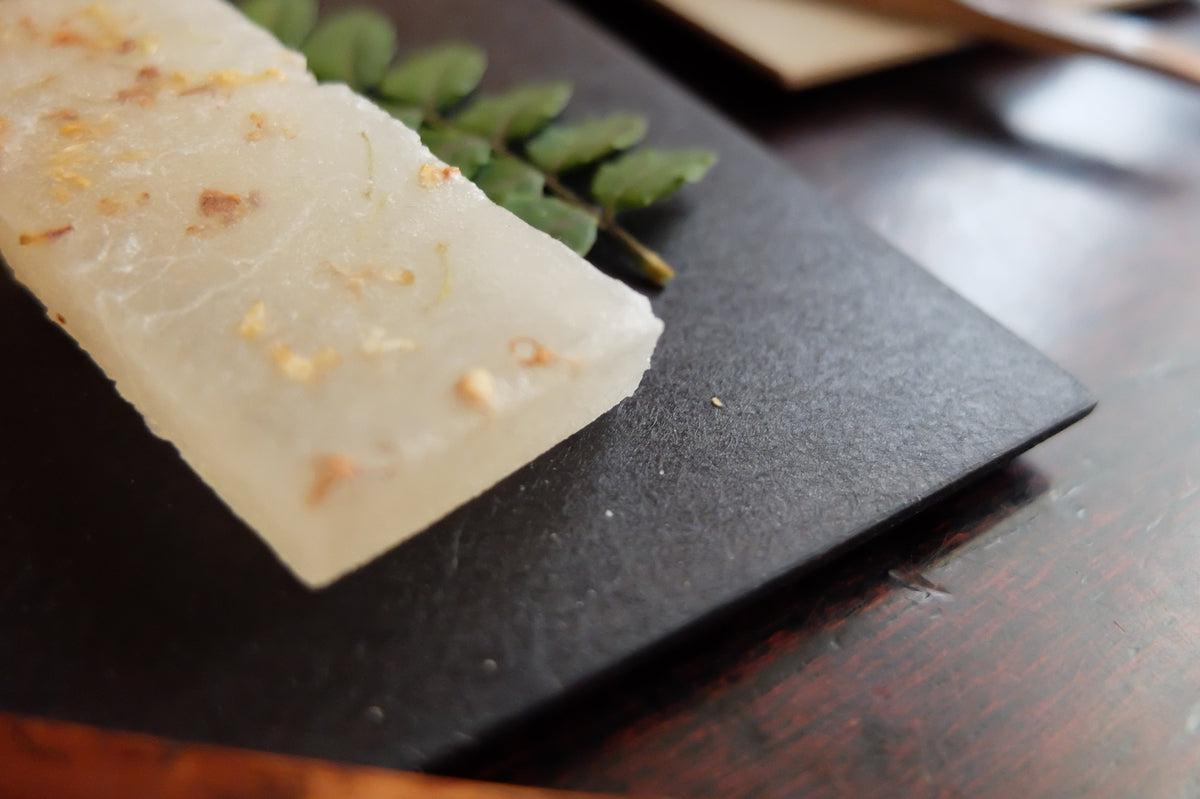 一閑張 杉 角小皿 ＜白・黒＞