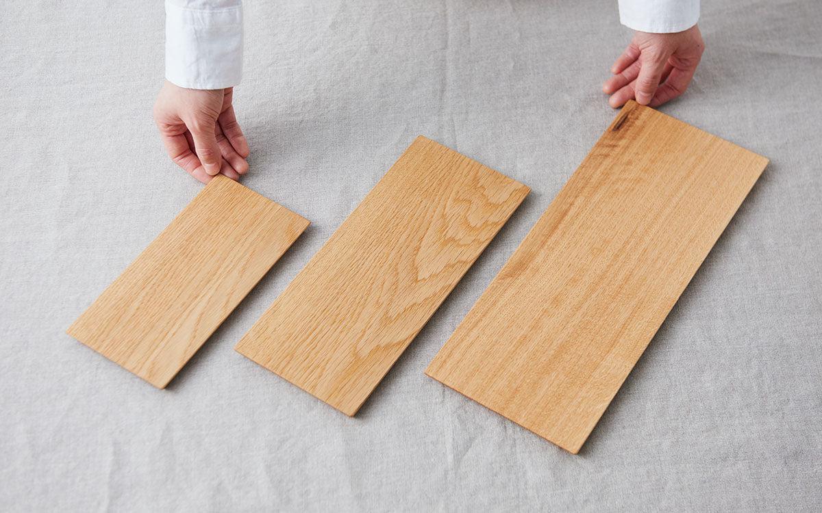 楢の木のプレート（大）