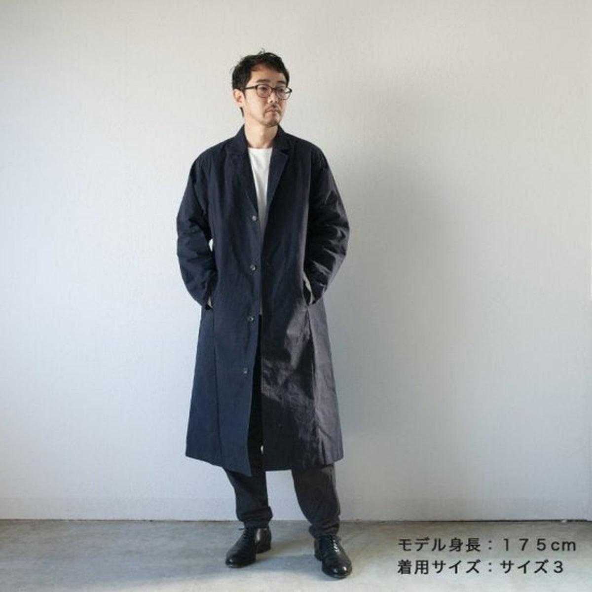 バフクロス ロングジャケット カーキブラウン｜unisex 2 size