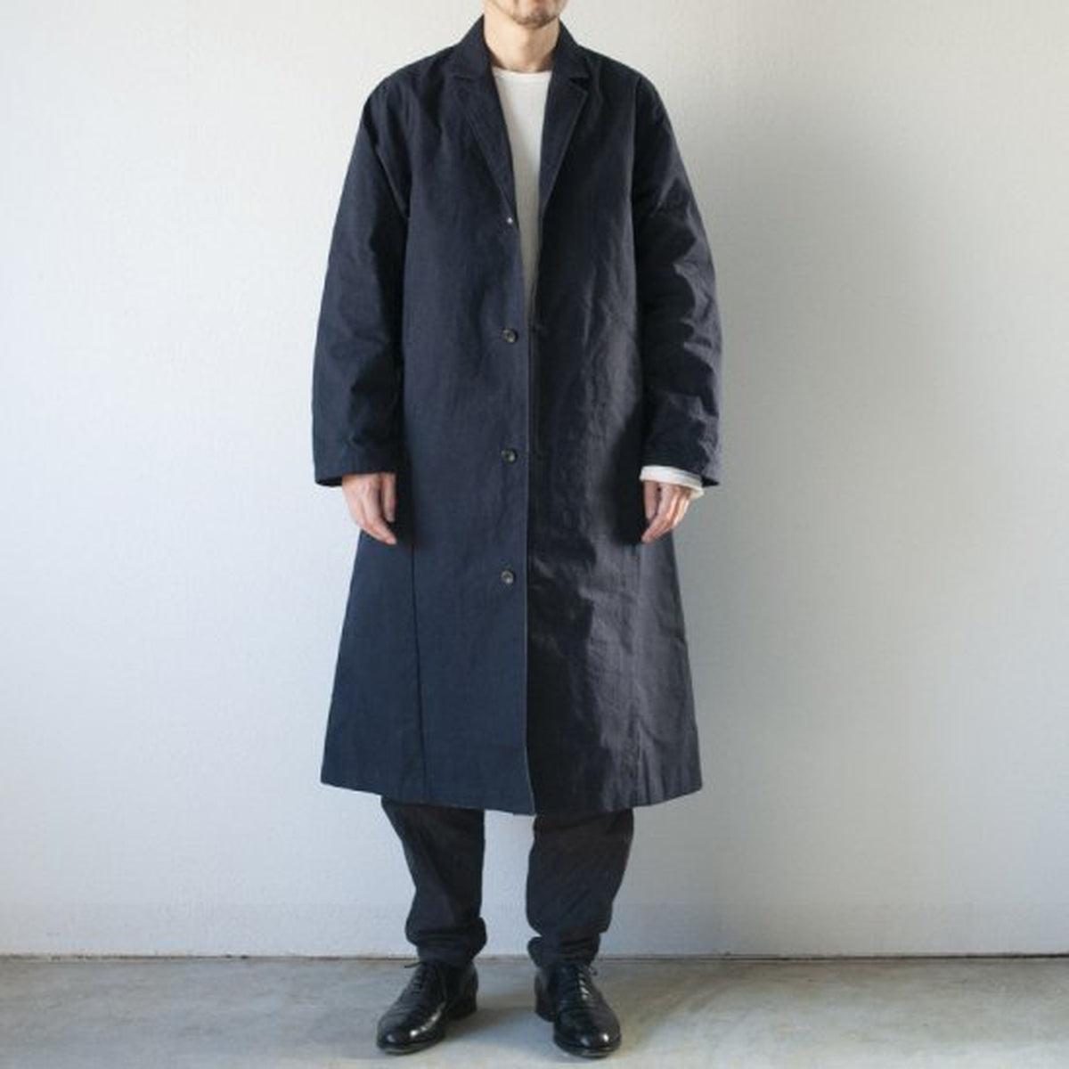 バフクロス ロングジャケット カーキブラウン｜unisex 2 size