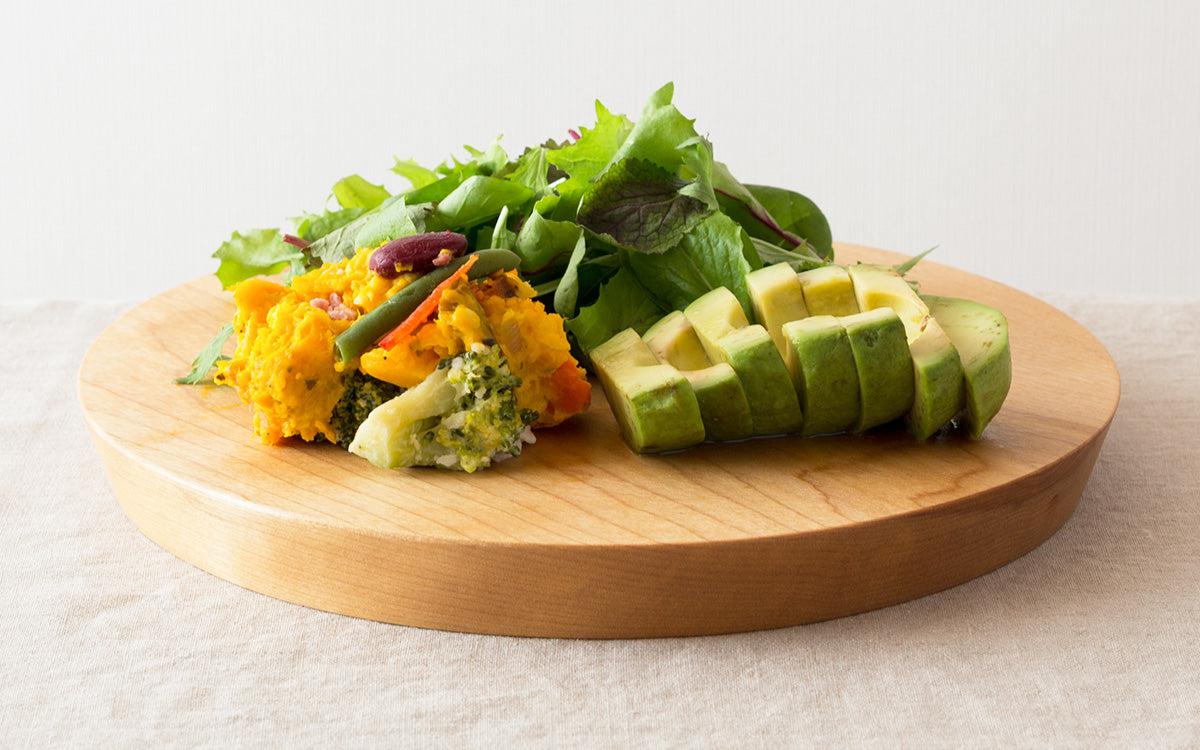 チェリーのカッティングボード 丸