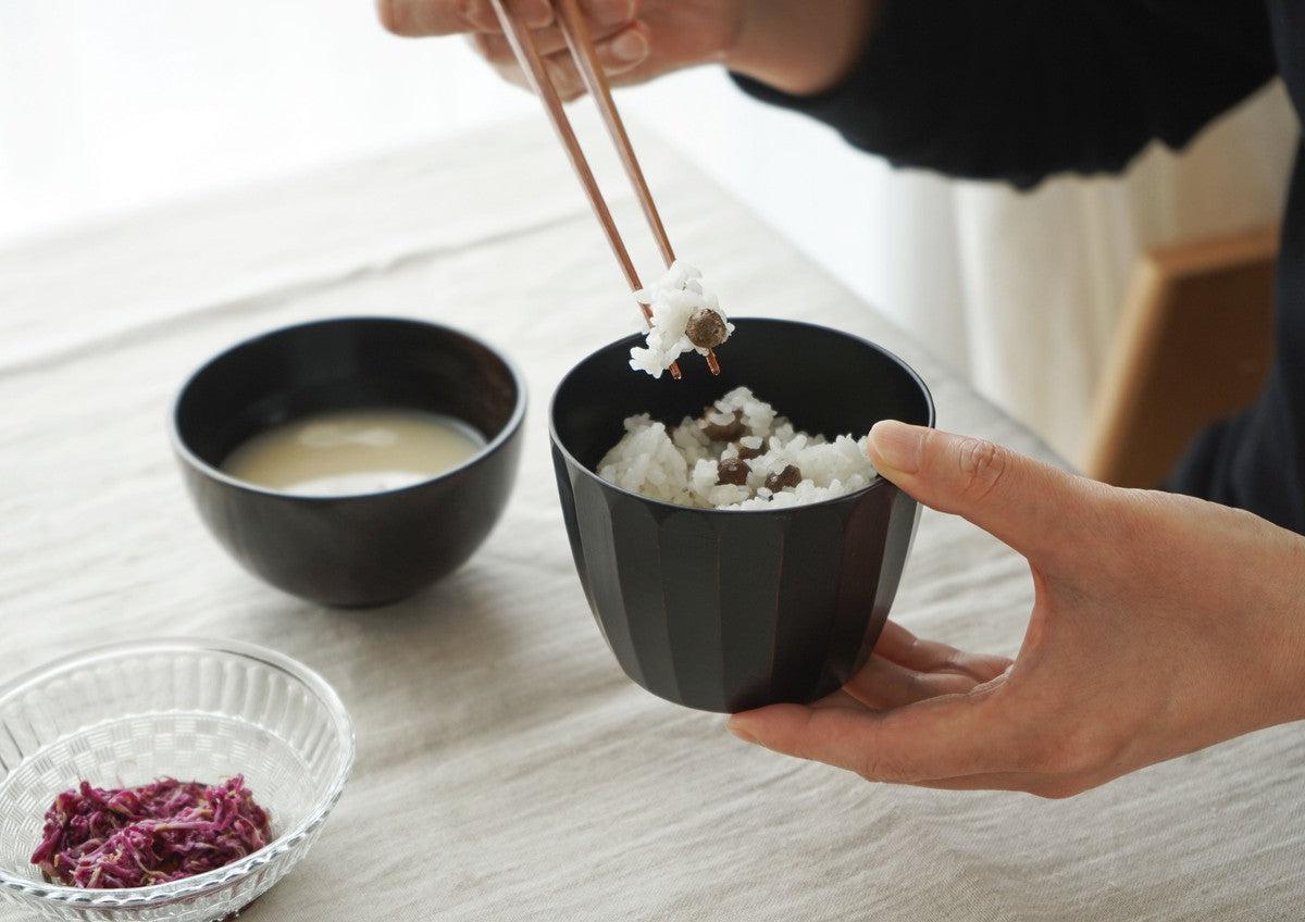 竹箸 燻し煤竹 拭き漆 ＜22.5cm・24cm＞