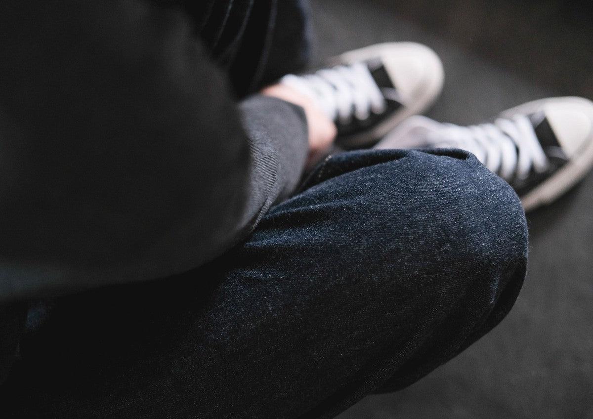 HANDROOM ジーンズ ワイドフィット BLACK｜unisex5サイズ