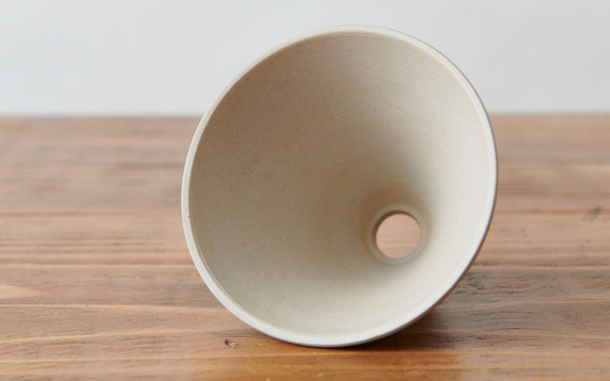 コーヒードリッパー 白練 焼締め