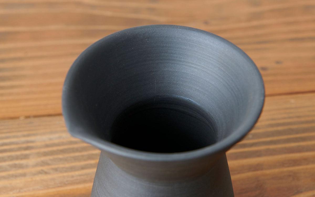 コーヒーサーバー 黒練 焼締め