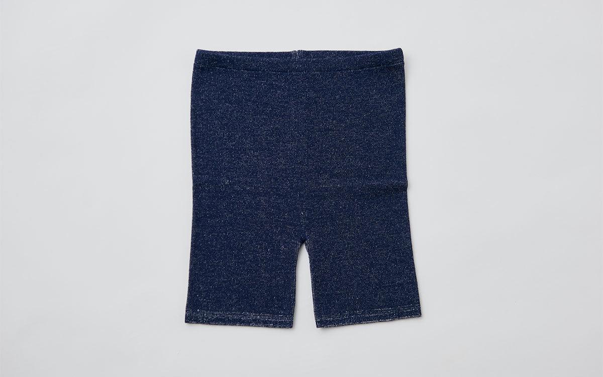 リネンウール腹巻きパンツ｜Dネイビー