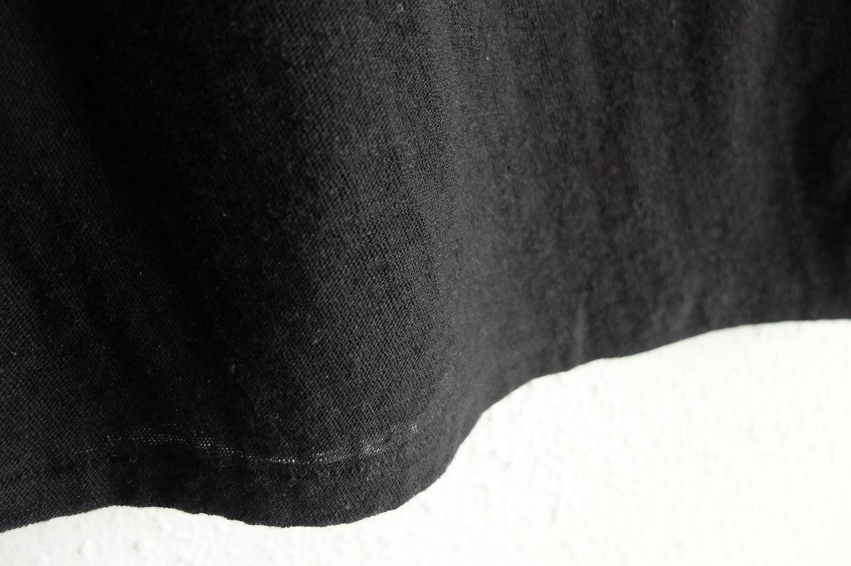 リネンコットンアンダーウェア ノースリーブ｜メンズ｜ブラック