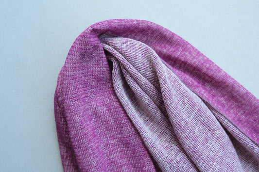 リネンニットストール｜ピンクサンド×ピアニー