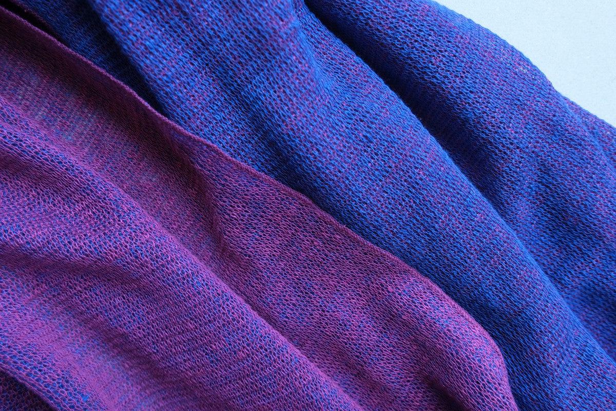 リネンニットストール｜ピアニー×サファイヤ