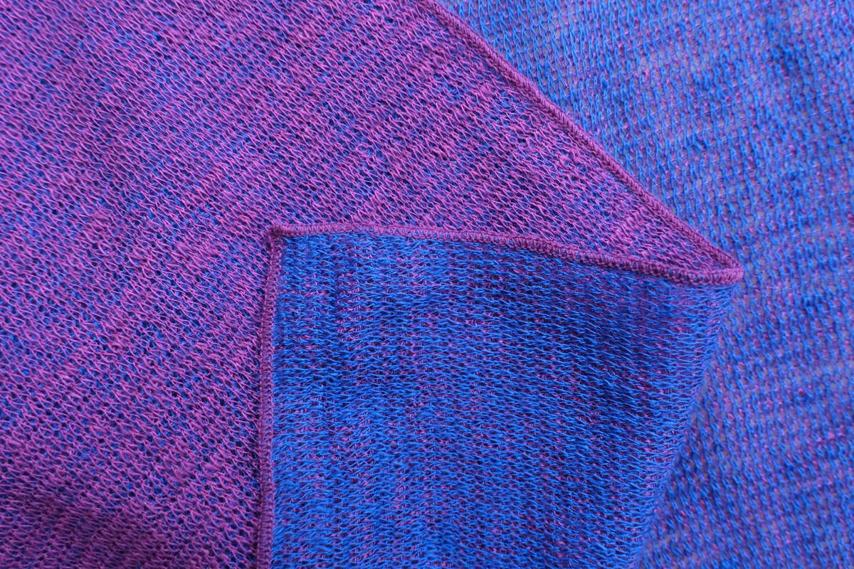 リネンニットストール｜ピアニー×サファイヤ