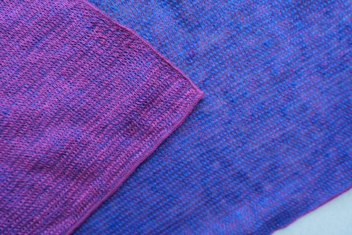 リネンニットストール｜ピアニー×サファイヤ