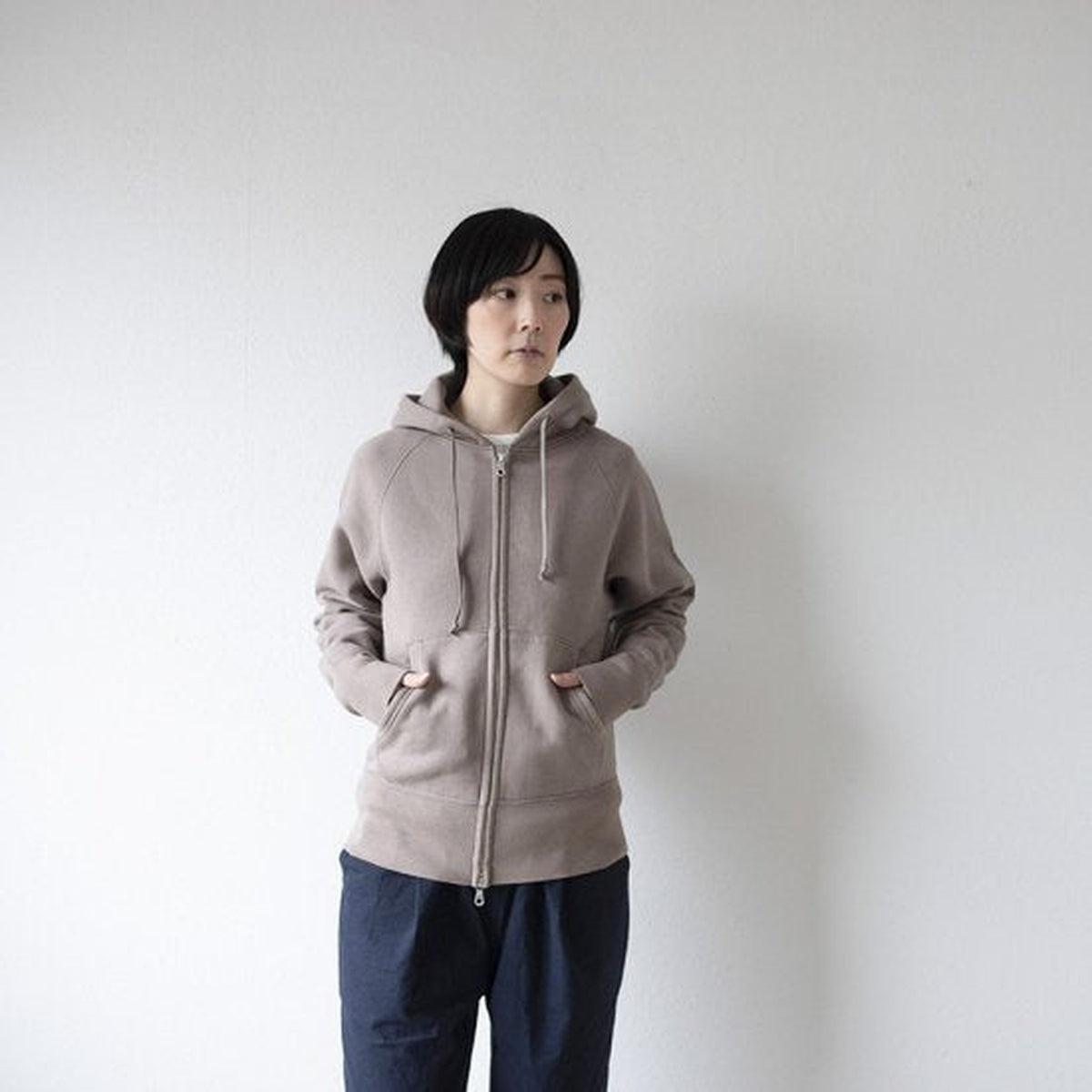 yohaku 裏起毛ラグランジップパーカー ライトグレー｜unisex 3 size