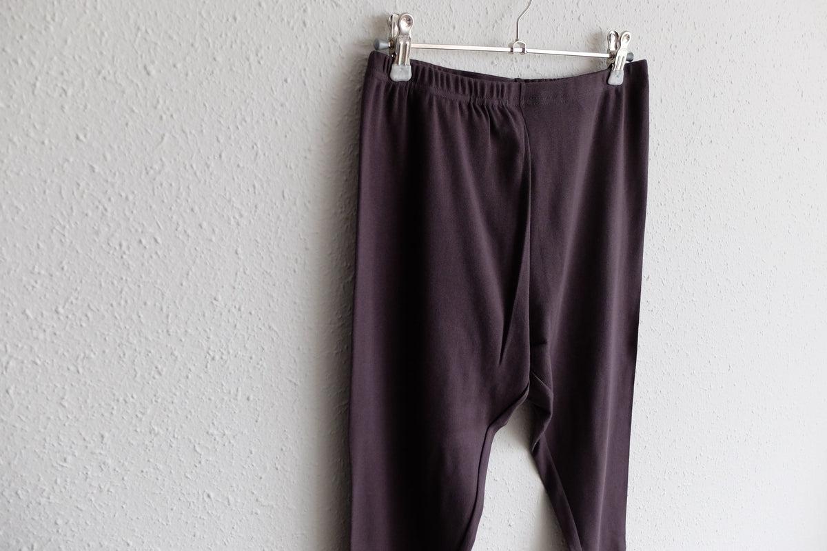 yohakuコットンレギンス｜チャコール｜ユニセックス