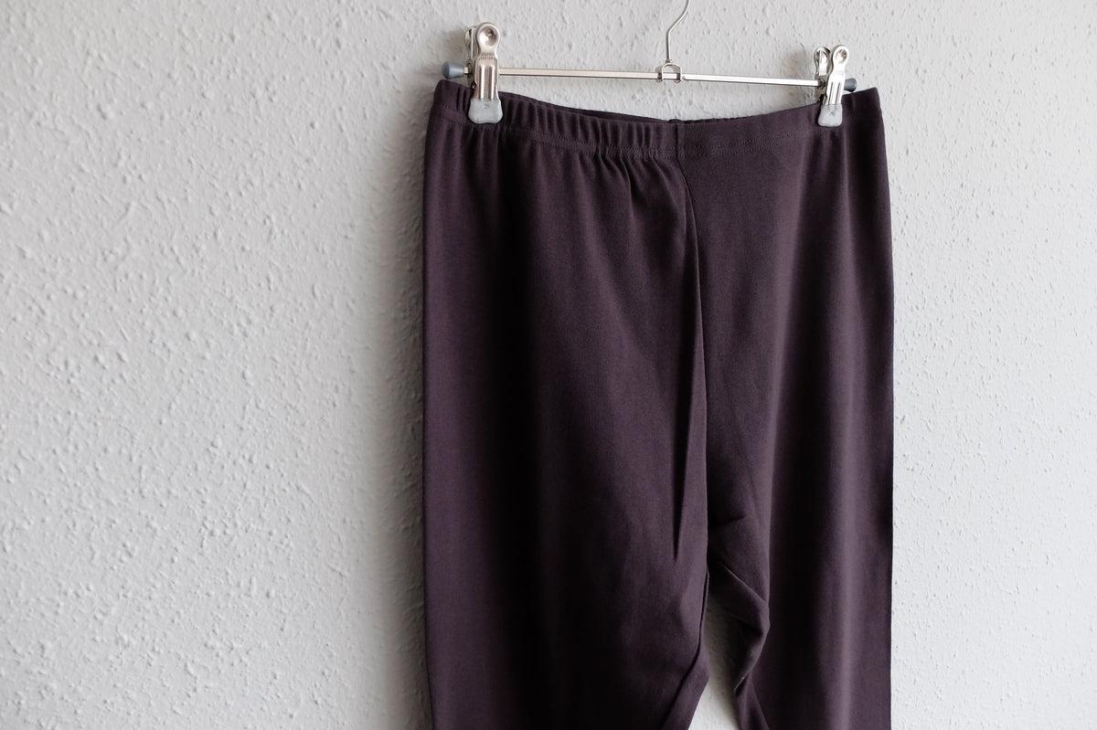 yohakuコットンレギンス｜チャコール｜ユニセックス