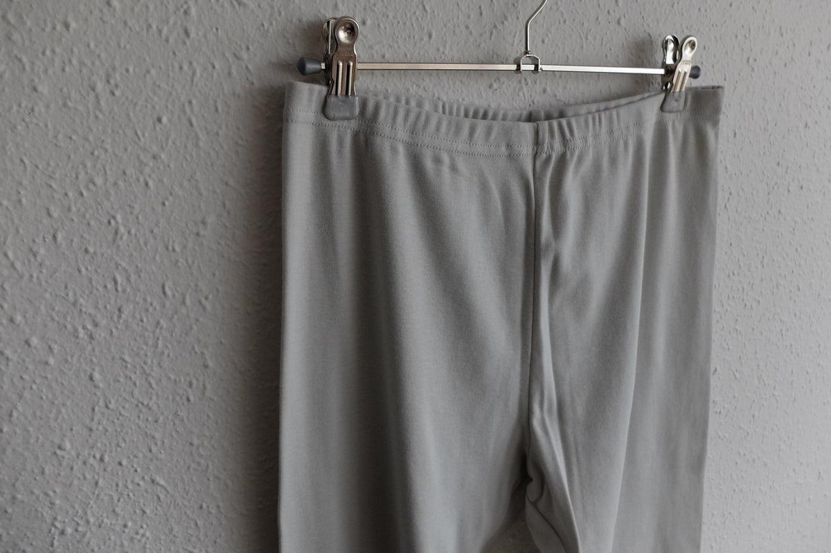 yohakuコットンレギンス｜ライトグレー｜ユニセックス