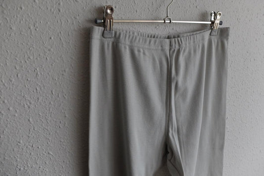 yohakuコットンレギンス｜ライトグレー｜ユニセックス